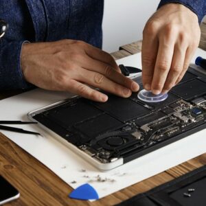 Nettoyage interne pc portable, échange pâte thermique